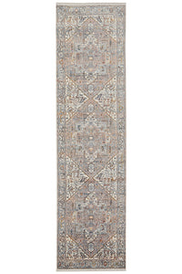 Heriz Mushroom Runner Rug