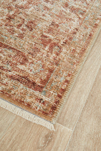Heritage 03 Brick Runner Rug