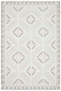 Vidya Rug white Peach