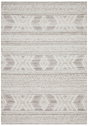 Esha Woven Tribal Rug Natural