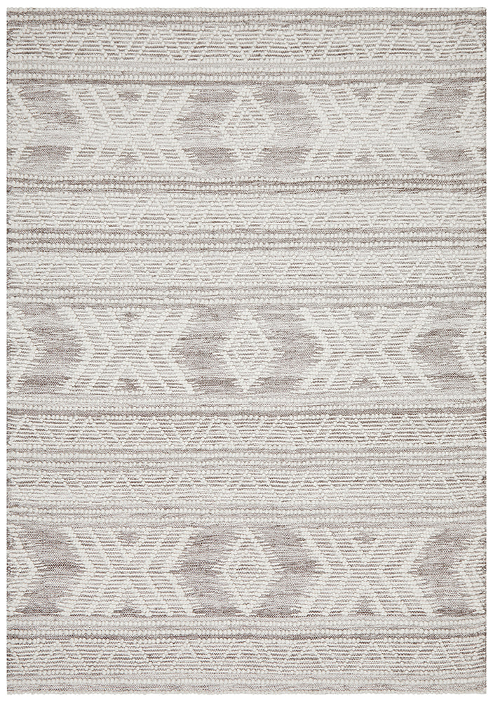 Esha Woven Tribal Rug Natural