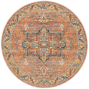 Legacy 850 Salmon Round Rug