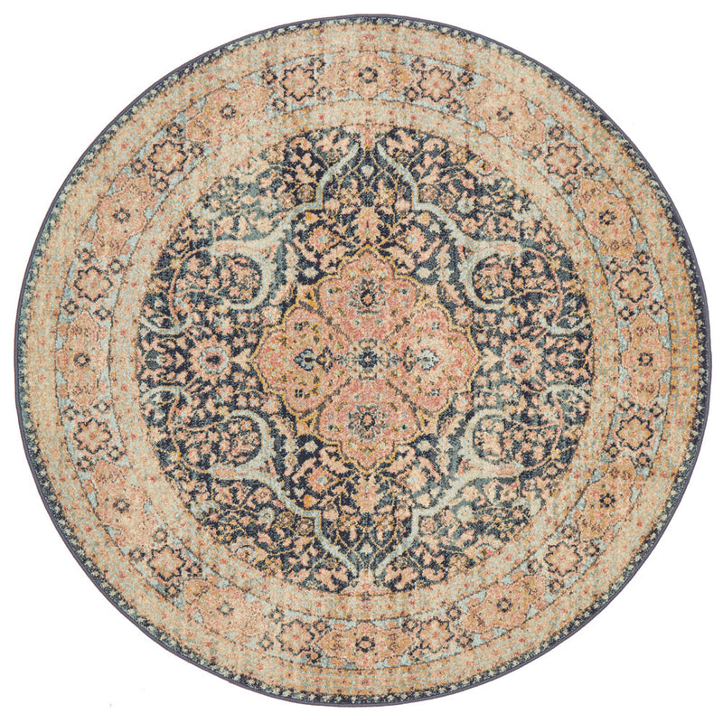 Legacy 858 Midnight Round Rug