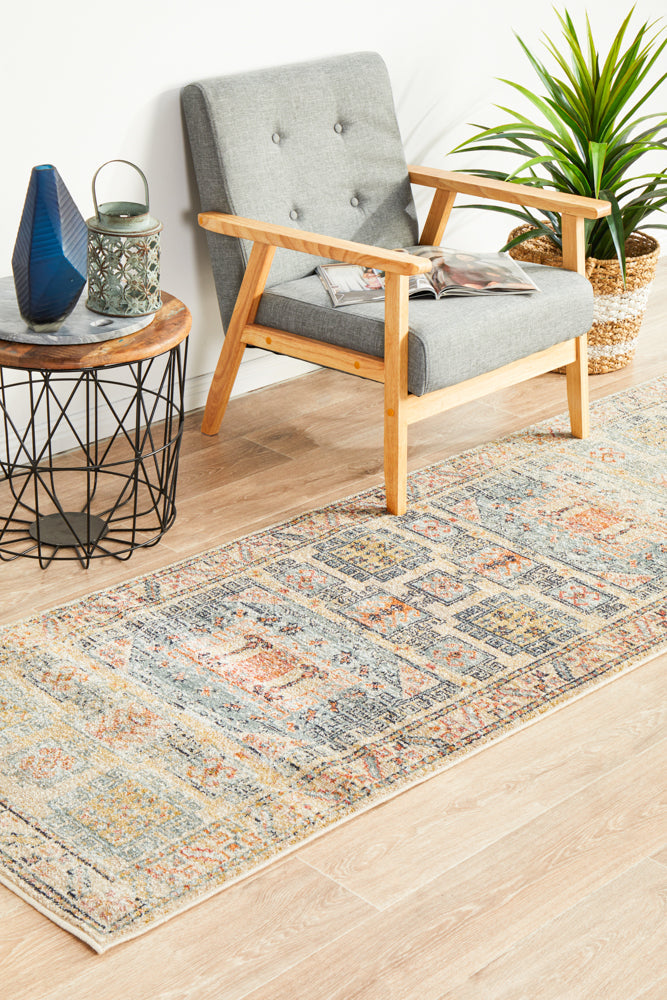 Legacy 859 Sky Blue Runner Rug