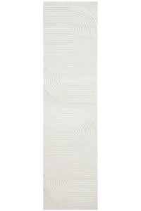 Lotus Abbey White Rug