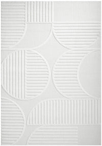 Lotus Leo White Rug