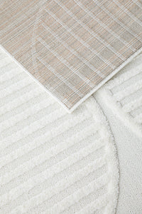 Lotus Leo White Rug