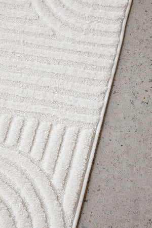 Marigold Dior White Runner Rug