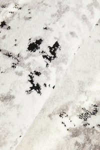 Alexa Transitional Rug White Grey Black
