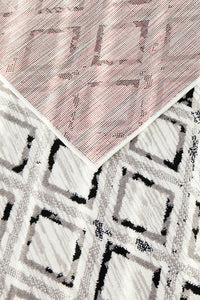 Jordyn Modern Rug White Black Grey