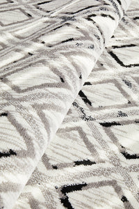 Jordyn Modern Rug White Black Grey