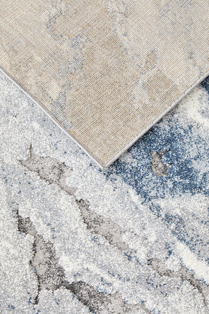 Mineral 222 Blue Runner Rug