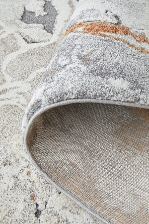 Mineral 222 Rust Runner Rug