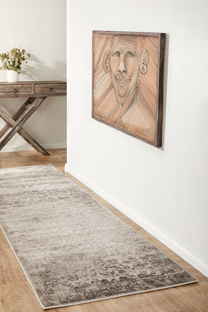 Opulence Lucy Silver Runner Rug