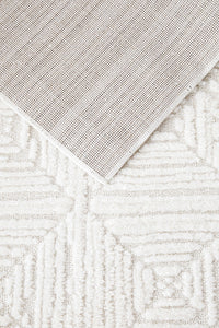 Serenade Shilo White Runner Rug