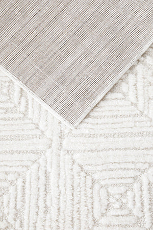 Serenade Shilo White Runner Rug