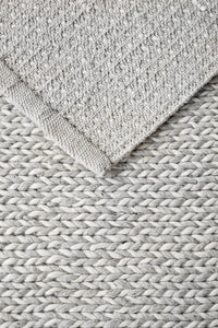 Studio Helena Woven Wool Rug Grey White