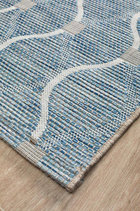 Rug Culture Terrace 5501 Blue Runner Rug