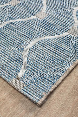 Rug Culture Terrace 5501 Blue Runner Rug