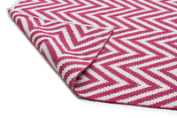 Abode Chevron Design Pink Rug - Cheapest Rugs Online - 2