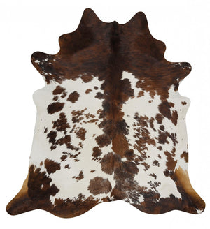 Exquisite Natural Cow Hide Black Tricolor