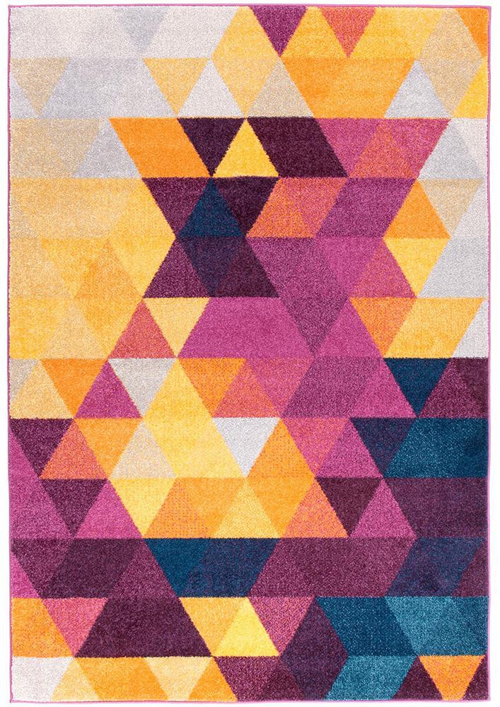 Dimensions Divinity Triangle Multi Modern Rug