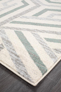 Dimensions Divinity Link Teal Modern Rug