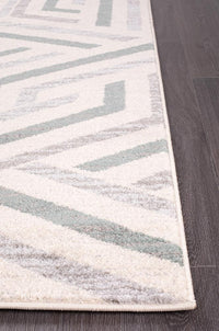 Dimensions Divinity Link Teal Modern Rug