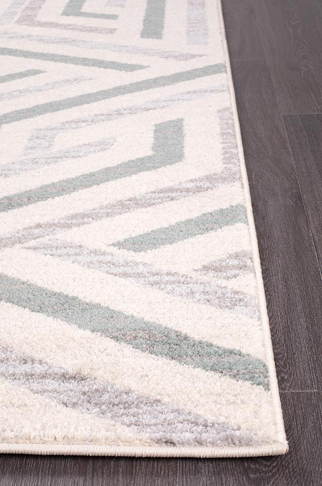 Dimensions Divinity Link Teal Modern Rug