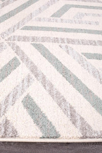 Dimensions Divinity Link Teal Modern Rug