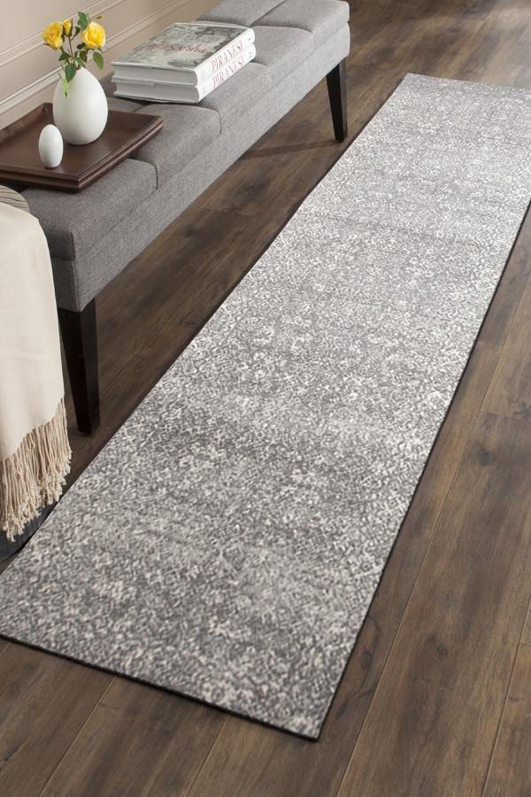 Evoke Pidgeon Grey Transitional Runner Rug