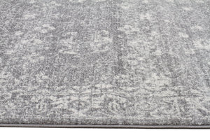 Evoke Pidgeon Grey Transitional Runner Rug