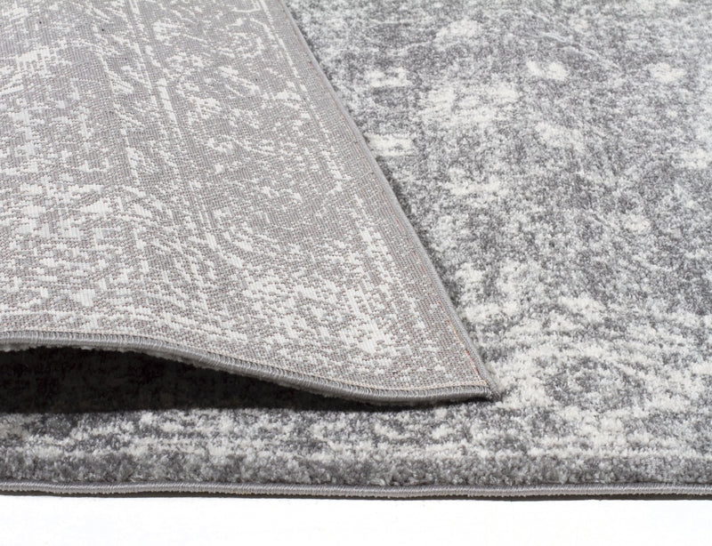 Evoke Pidgeon Grey Transitional Runner Rug