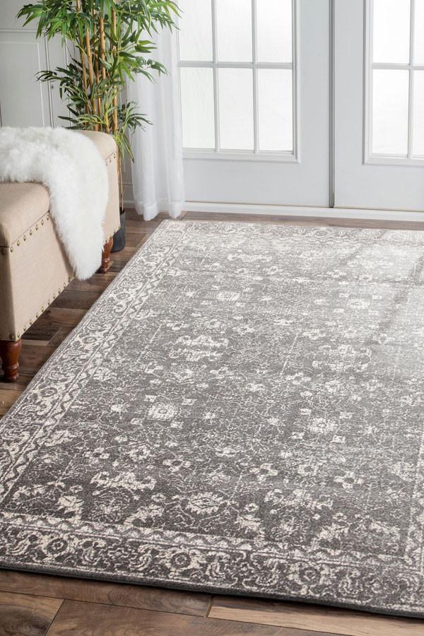 Evoke Pidgeon Grey Transitional Rug