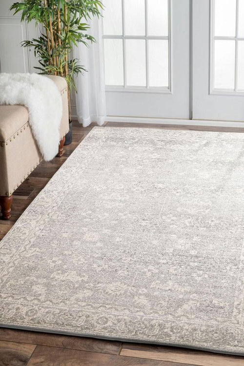 Evoke Shine Silver Transitional Rug