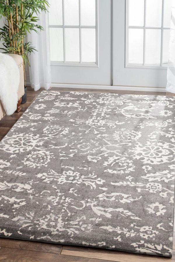 Evoke Stream Grey Transitional Rug