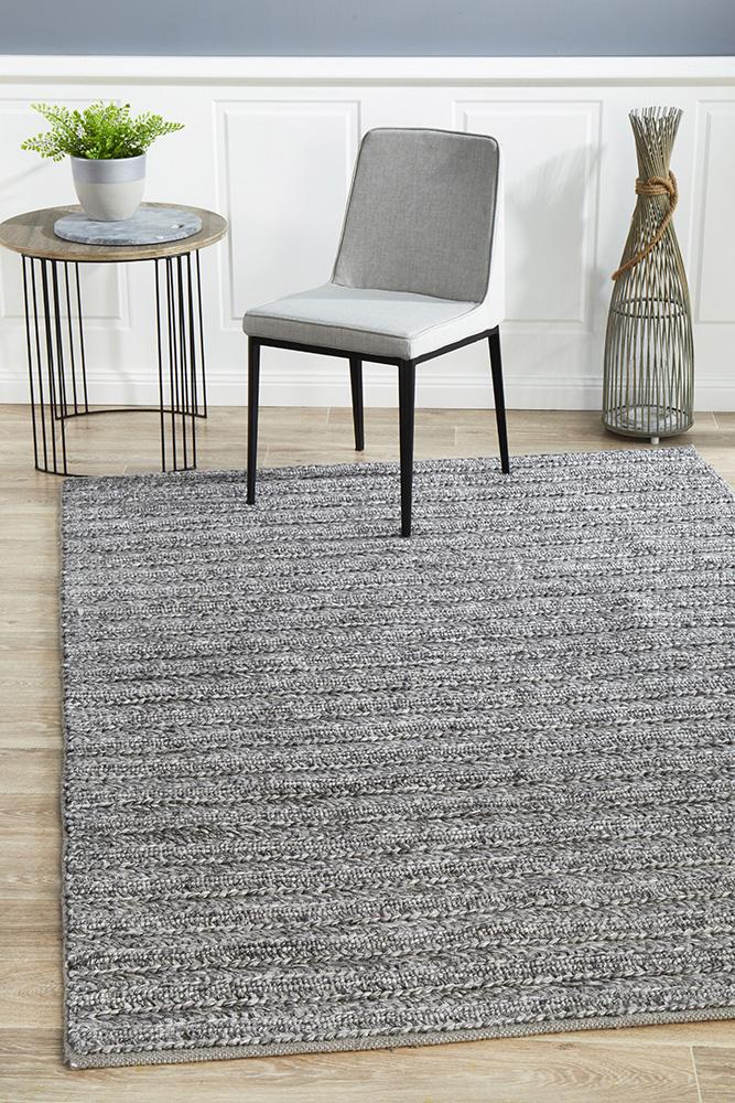 Harvest 801 Steel Rug