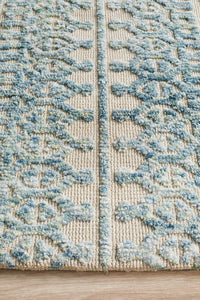 Levi Scarlett Blue Green Rug