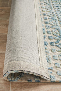 Levi Scarlett Blue Green Rug