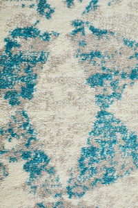 Vanessa Modern Rug Blue Grey White