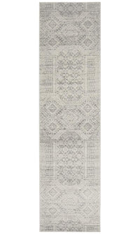 Mirage Zelda Silver Grey Runner Rug