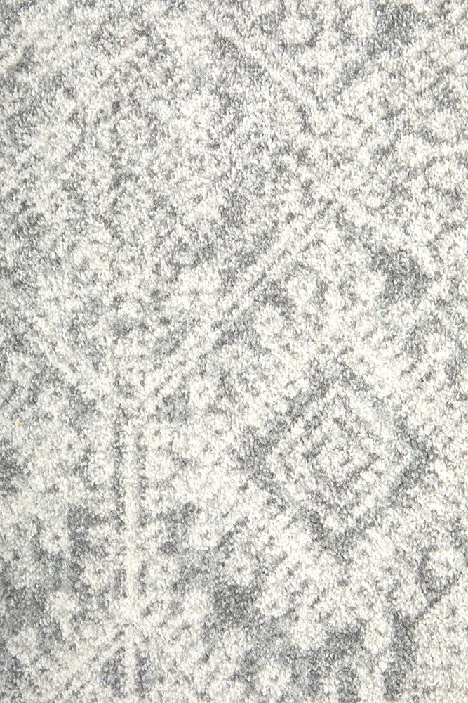 Mirage Zelda Silver Grey Runner Rug