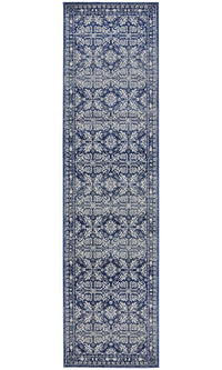 Mirage Gwyneth Stunning Transitional Navy Runner Rug