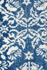 Mirage Gwyneth Stunning Transitional Navy Runner Rug