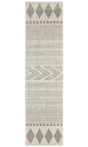 Mirage Adani  Modern Tribal Design Grey Runner Rug