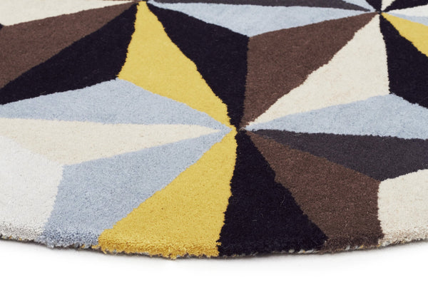 Matrix Pure Wool 900 Blue Round Rug – Direct Online Rugs