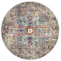 Museum Huxley Multi Coloured Round Rug