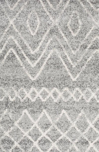 Oasis Nadia Grey Rustic Tribal Runner Rug