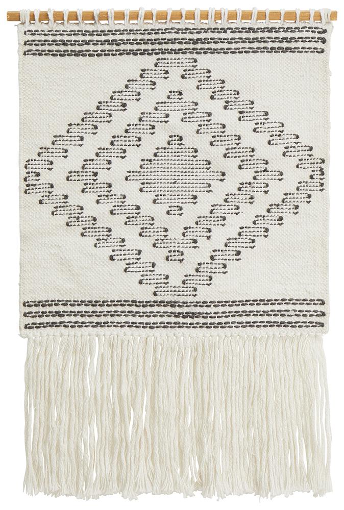 Rug Culture Home 426 White Wall Hanging