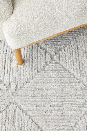 Serenade Shilo Silver Rug